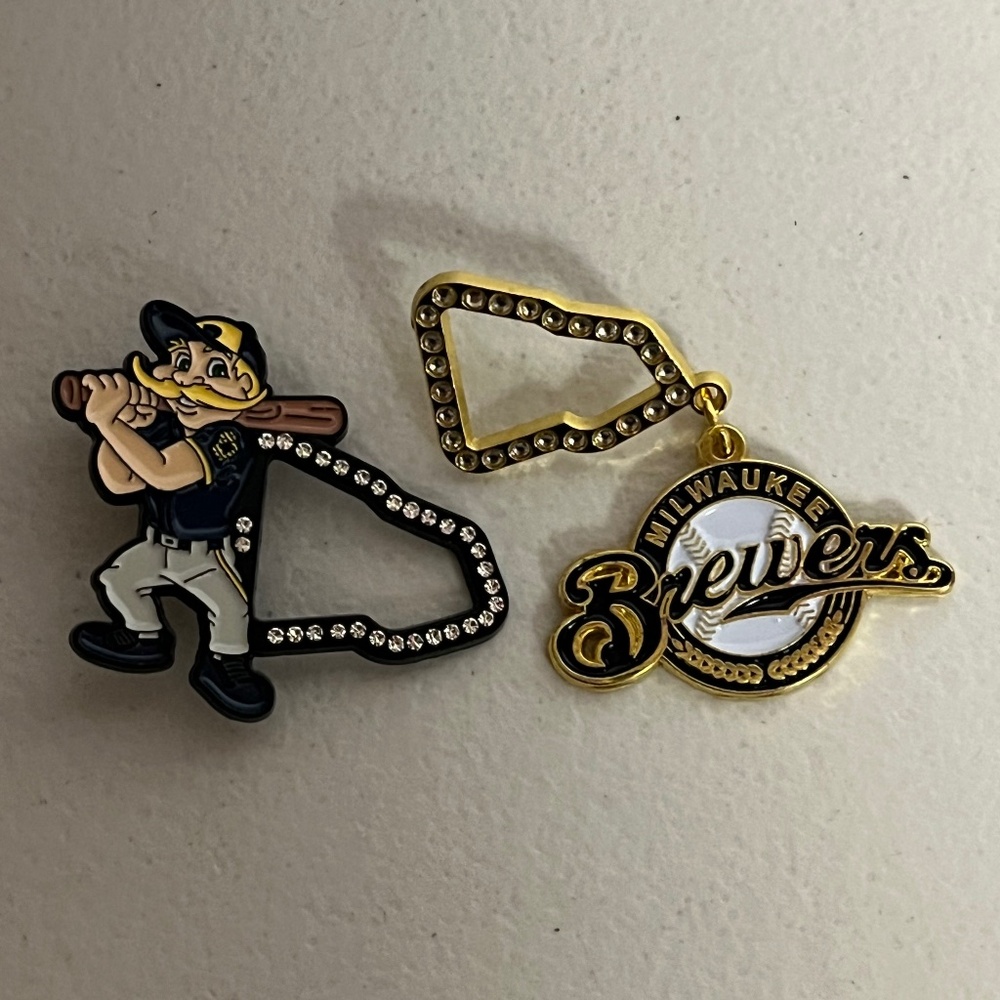2 New Era Milwaukee Brewers Frame Bernie Hat Pin Pins Hats Pins Hatpin